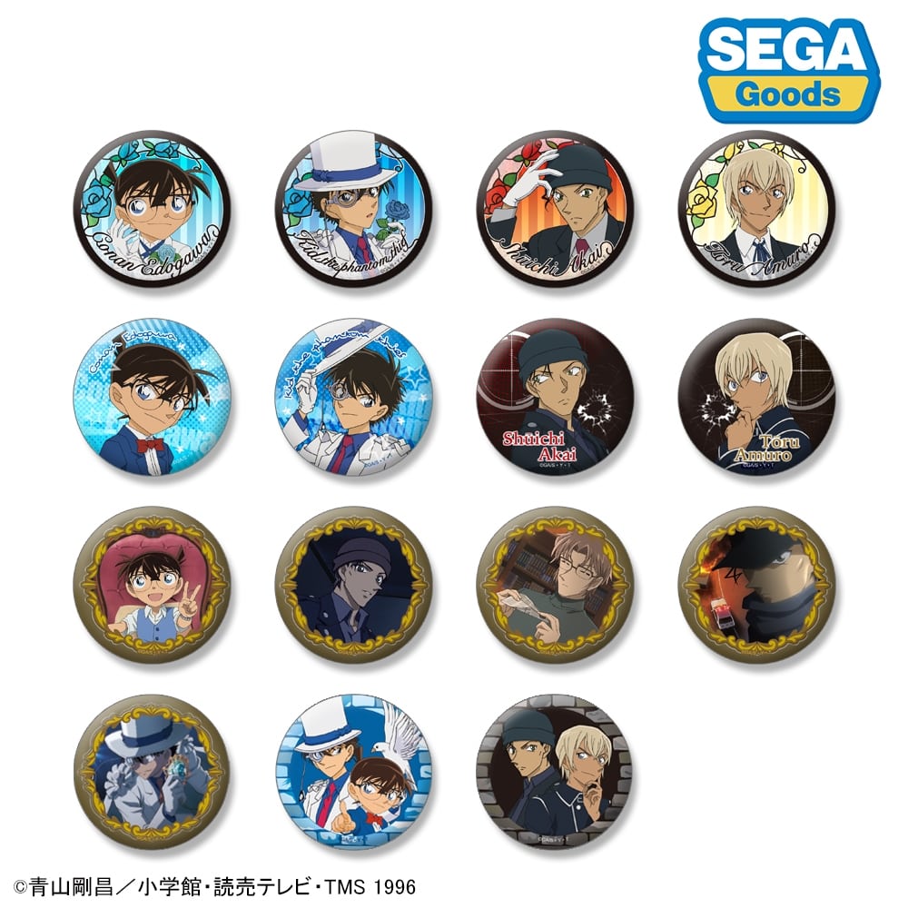 名探偵コナン 缶バッジ Vol.1 BOX: グッズ・文具 | カドスト