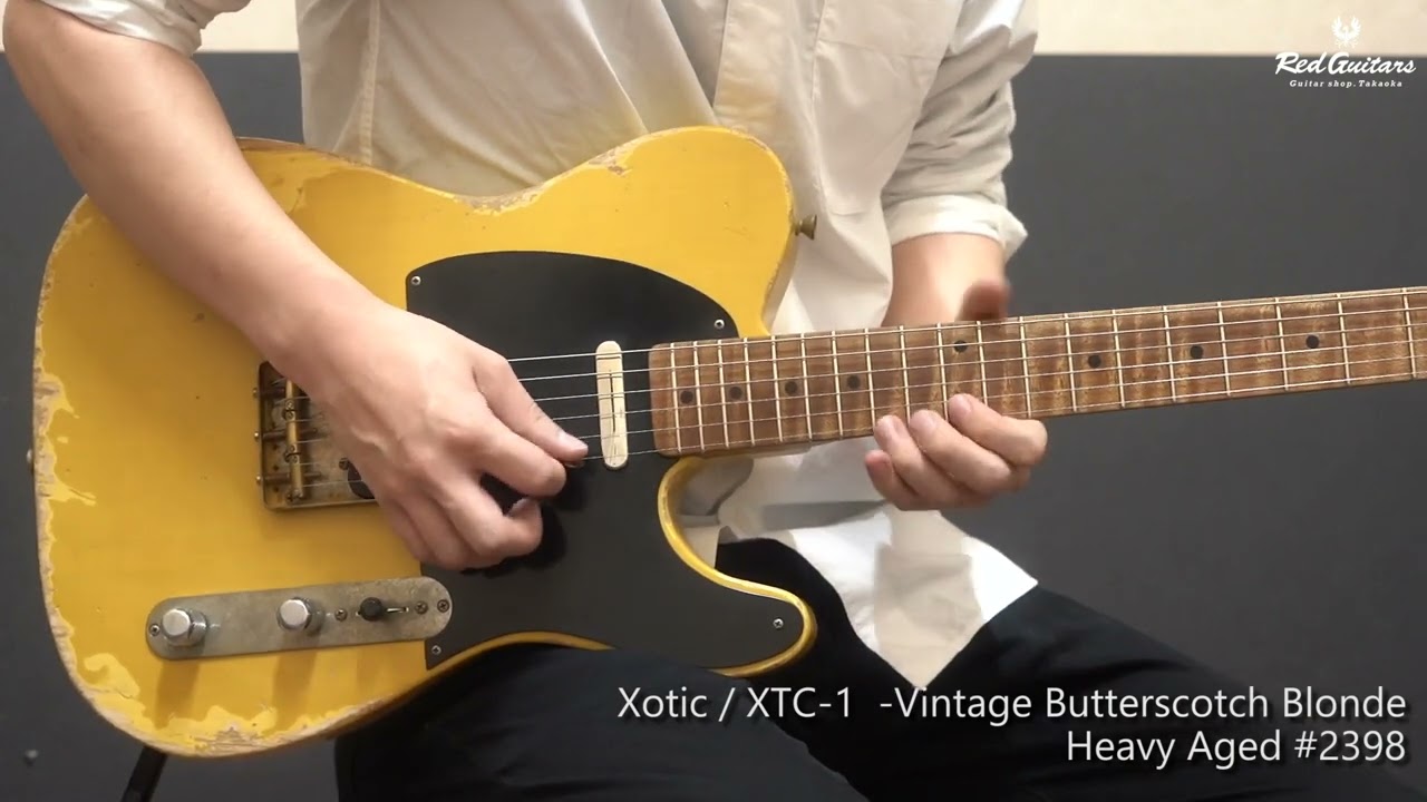 Xotic XTC-1 Heavy Aged - Vintage Butterscotch Blonde #2398 | Red