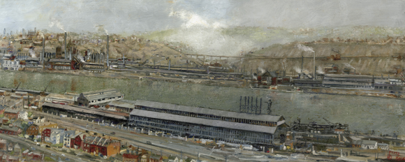J&L South Side Works | Fritz Keck | Steel Mill | Pittsburgh Art