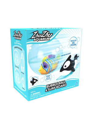 Zhu Zhu Aquarium Interactive Bubble Ball & Surf Board Set – The