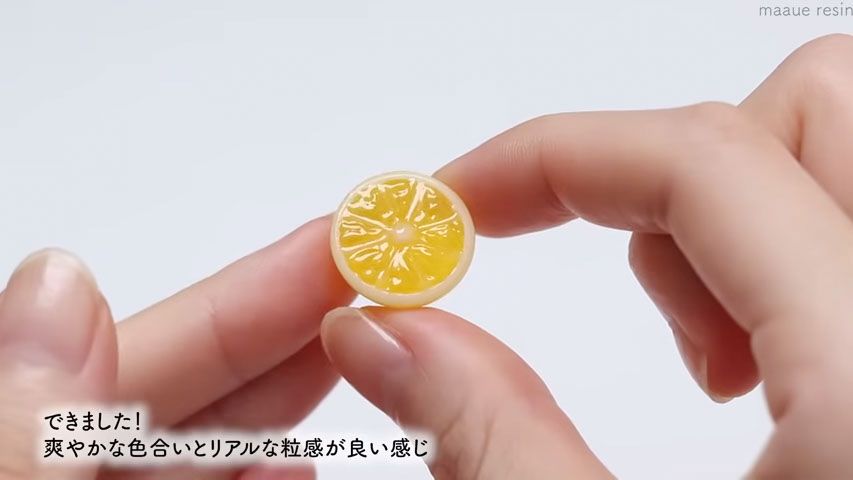 本物そっくり！レジンで作るジューシーなレモンパーツ | croccha
