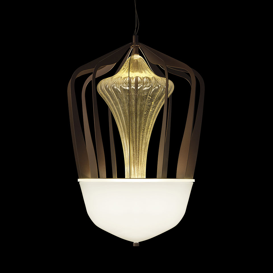Robin | Murano blown glass suspension lamps | Barovier&Toso