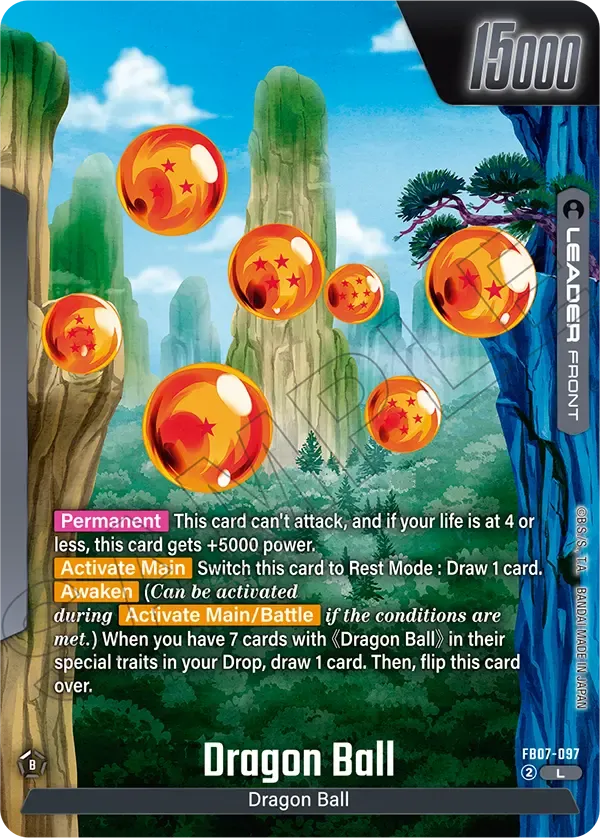 FB07-097 Dragon Ball Dragon Ball Super Card Game Fusion World Card