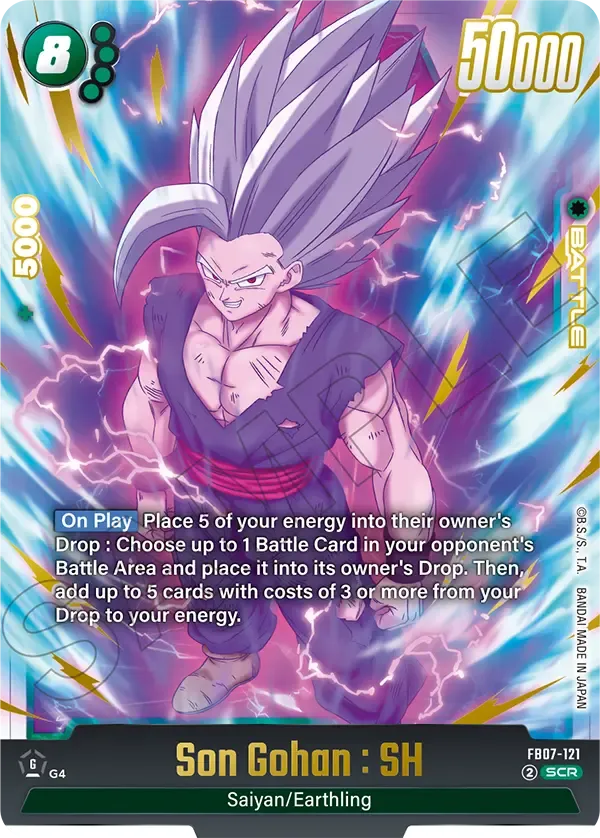 FB07-058 Son Gohan : SH Dragon Ball Super Card Game Fusion World