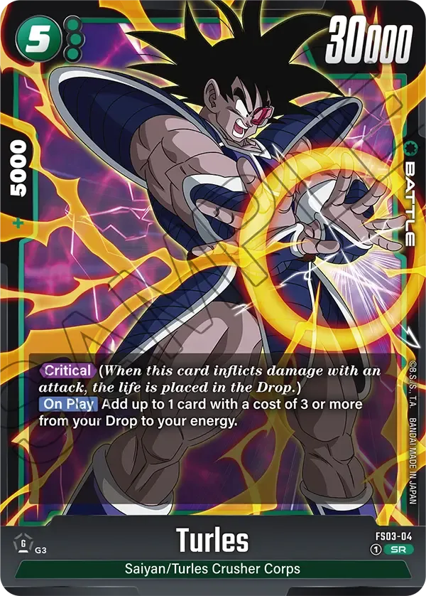 FS03-04 Turles Dragon Ball Super Card Game Fusion World Card