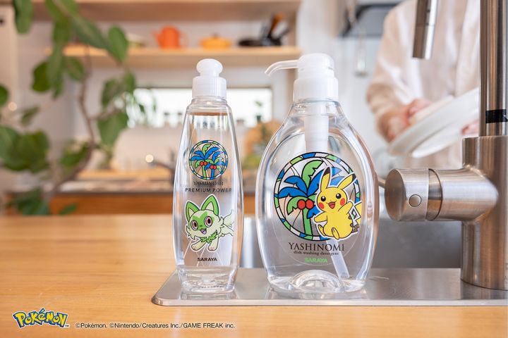 環境に配慮した「ヤシノミ洗剤」4種をポケモンデザインで期間限定新