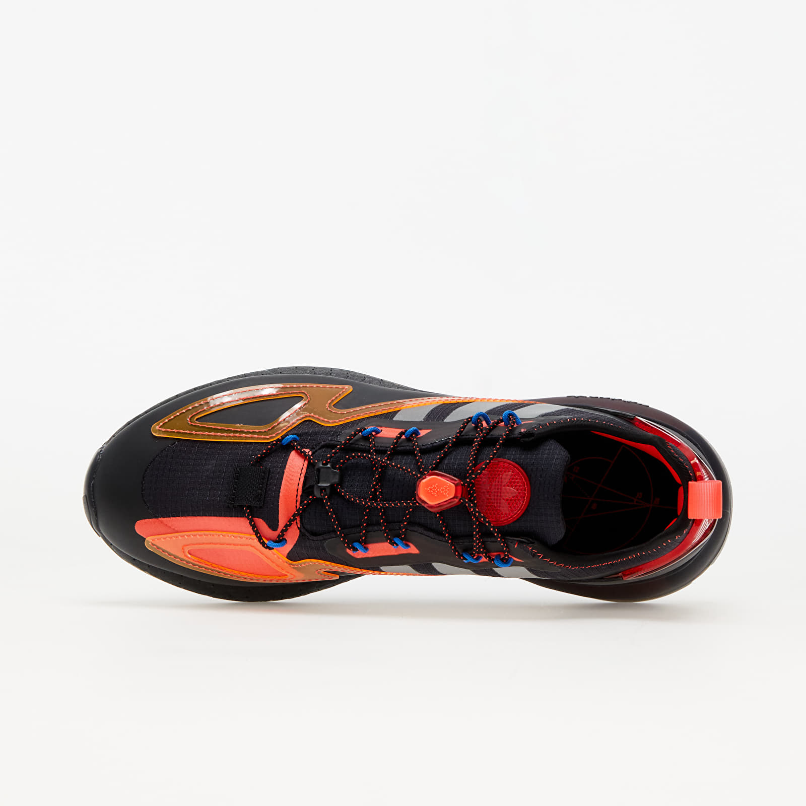Men's shoes adidas ZX 2K Boost Core Black/ Silver Metallic/ Solar