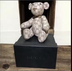 GUCCI グッチ GGキャンバス テディベア ぬいぐるみ オールドグッチ