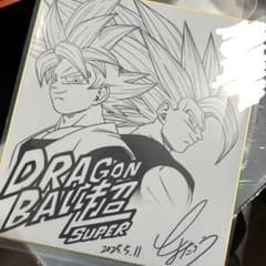 激レア】ドラゴンボール超 とよたろう先生 描き下ろし サイン色紙 40枚