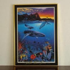 クリスチャン・ラッセン（クジラ) ジグソーパズル 1000ピース フレーム