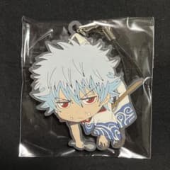 銀魂 坂田銀時 ラバーストラップ つままれ - メルカリ