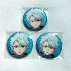 BLEACH 日番谷冬獅郎 グリッター 缶バッジ 3つ - メルカリ