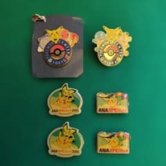 ポケモンセンター ピンズバッジセット 初代 東京 大阪 ANA - メルカリ