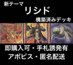新テーマ】 遊戯王 リシドデッキ 構築済み 即購入可 アポピス 御影志士