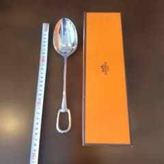 HERMES サラダサービングスプーン 〈アトラージュ〉 ステンレス
