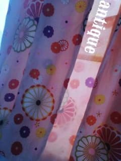 追➂七五三正絹桜ピンクアンティーク着物お花づくしレトロ大正ロマン