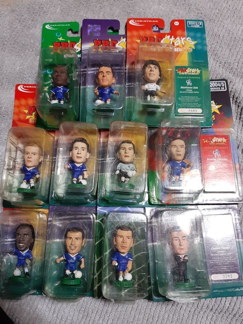 コリンシアン プロスターズ チェルシー 12体 まとめ売り フィギュア サッカー コカコーラ コリンシアン社製 ミニチュアーズ サッカーフィギュア 12体
