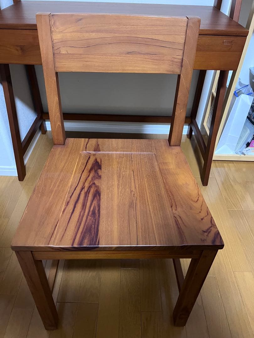 SCANTEAK スキャンティーク ライティングデスクチェア スキャンティーク / SCANTEAK ダイニングチェア チーク 中古 椅子 木