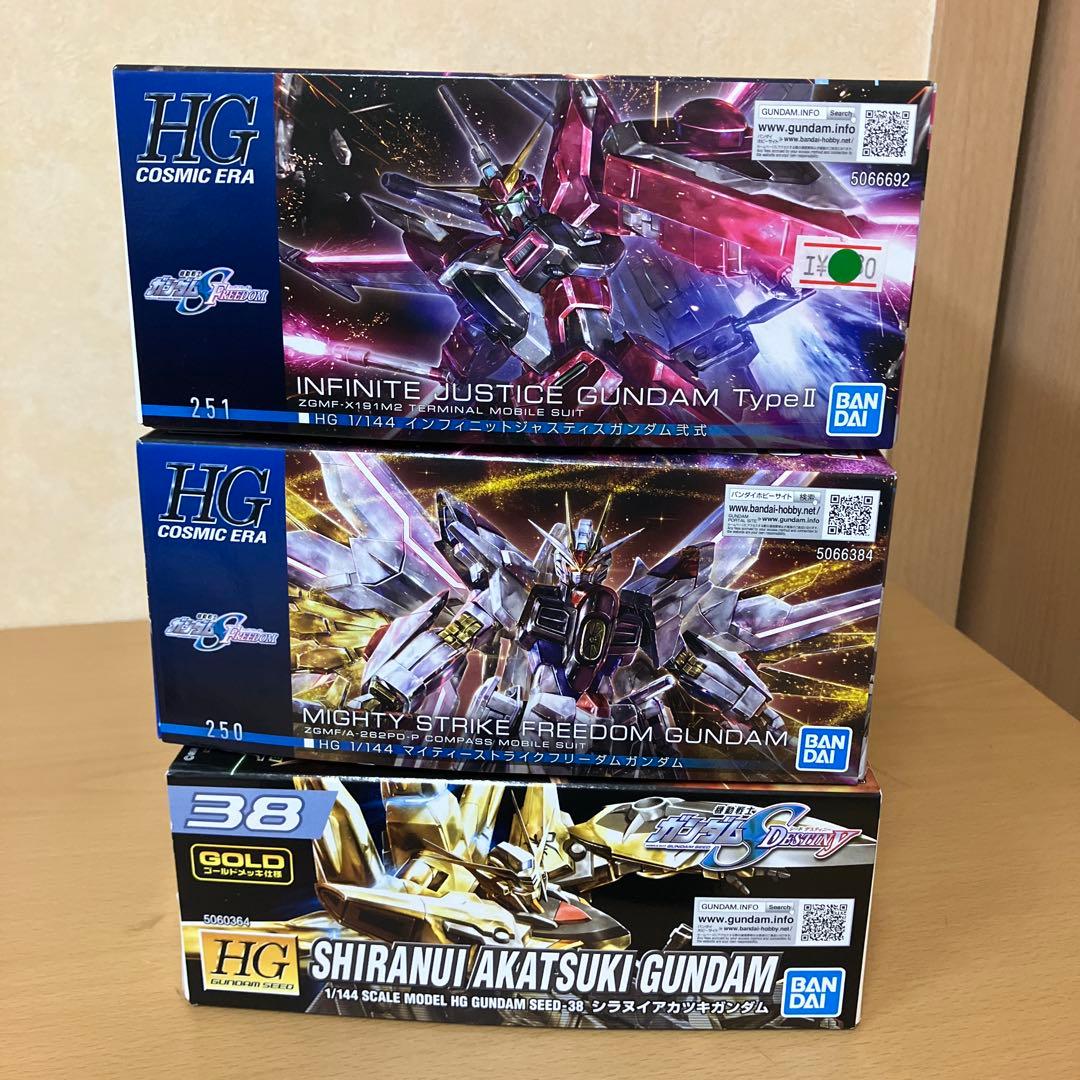 断捨離ガンプラ 1/144 三体 1/100 二体