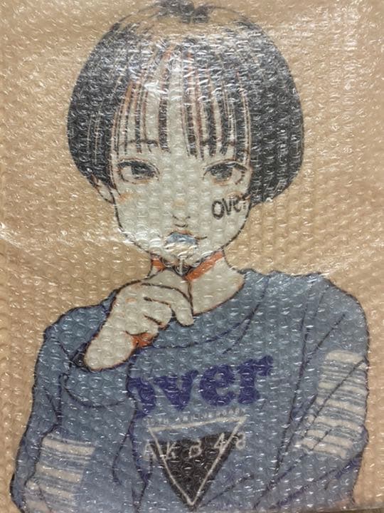 古塔つみ　キャンバス　真作 古塔つみ × over print】シルクスクリーン作品によるアート展示会を