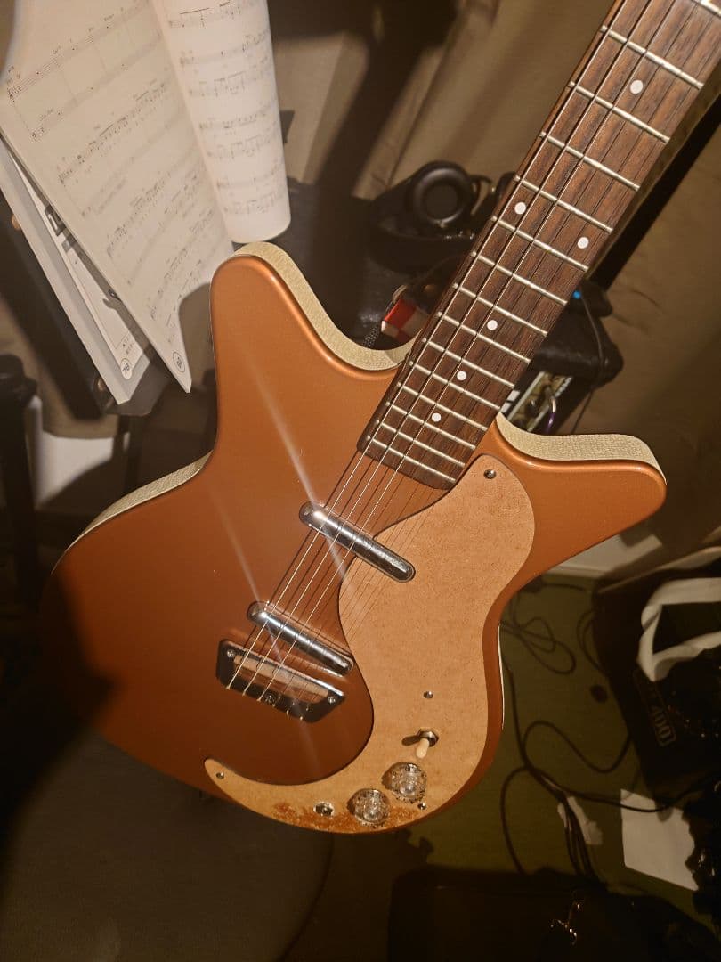 Danelectro エレキギター ブラウン？改造済オレンジドロップ ff065c9d16wpACVdSnFxUZHIsvgxfd