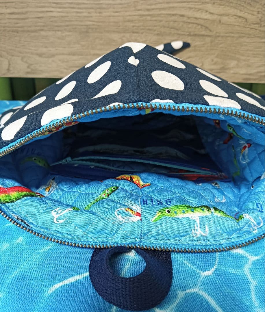 ジンベイザメ リュックサック ハンドメイド 鮫 水族館 - メルカリ