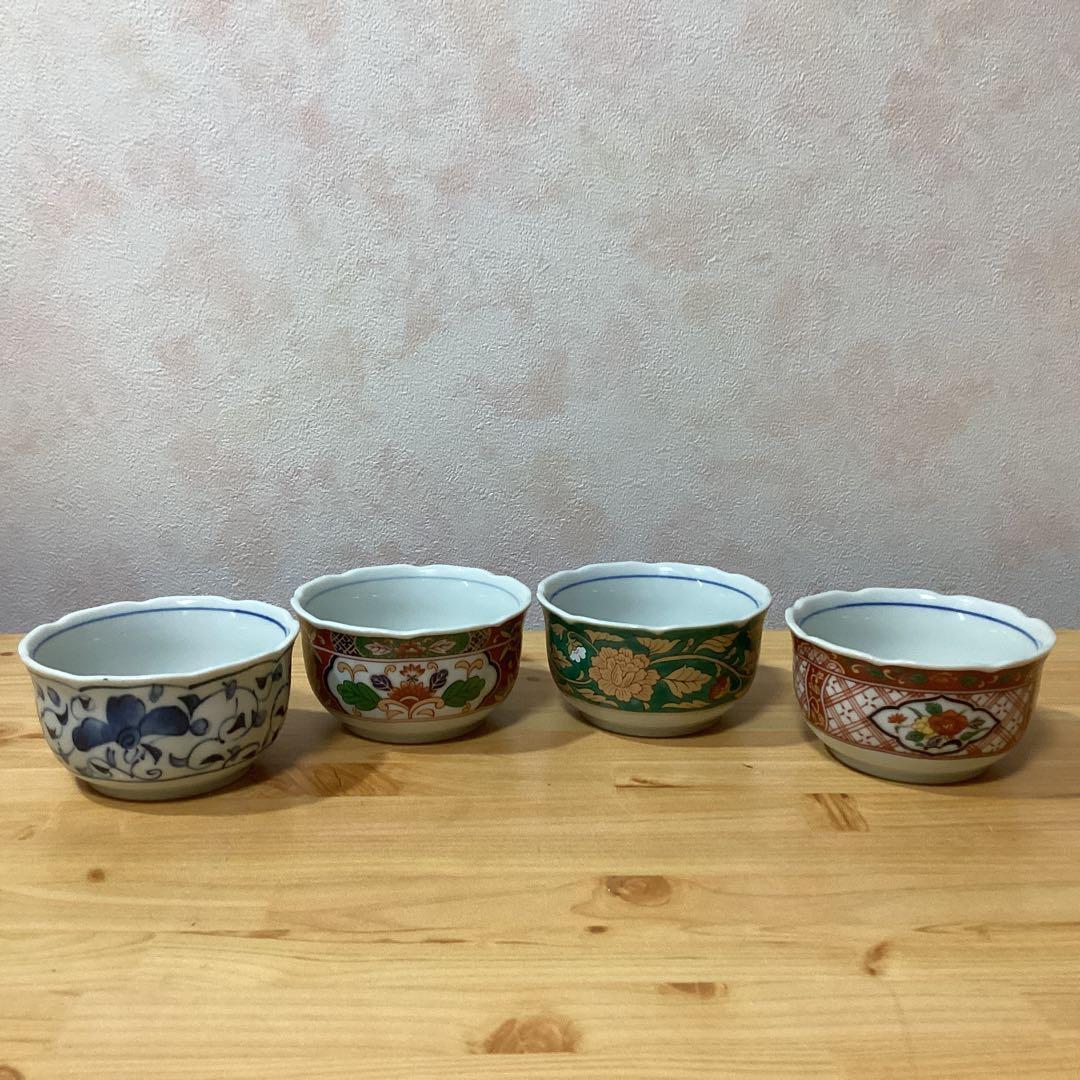 有田焼 林斎 染錦五彩 小鉢 4客組 絵変り - メルカリ