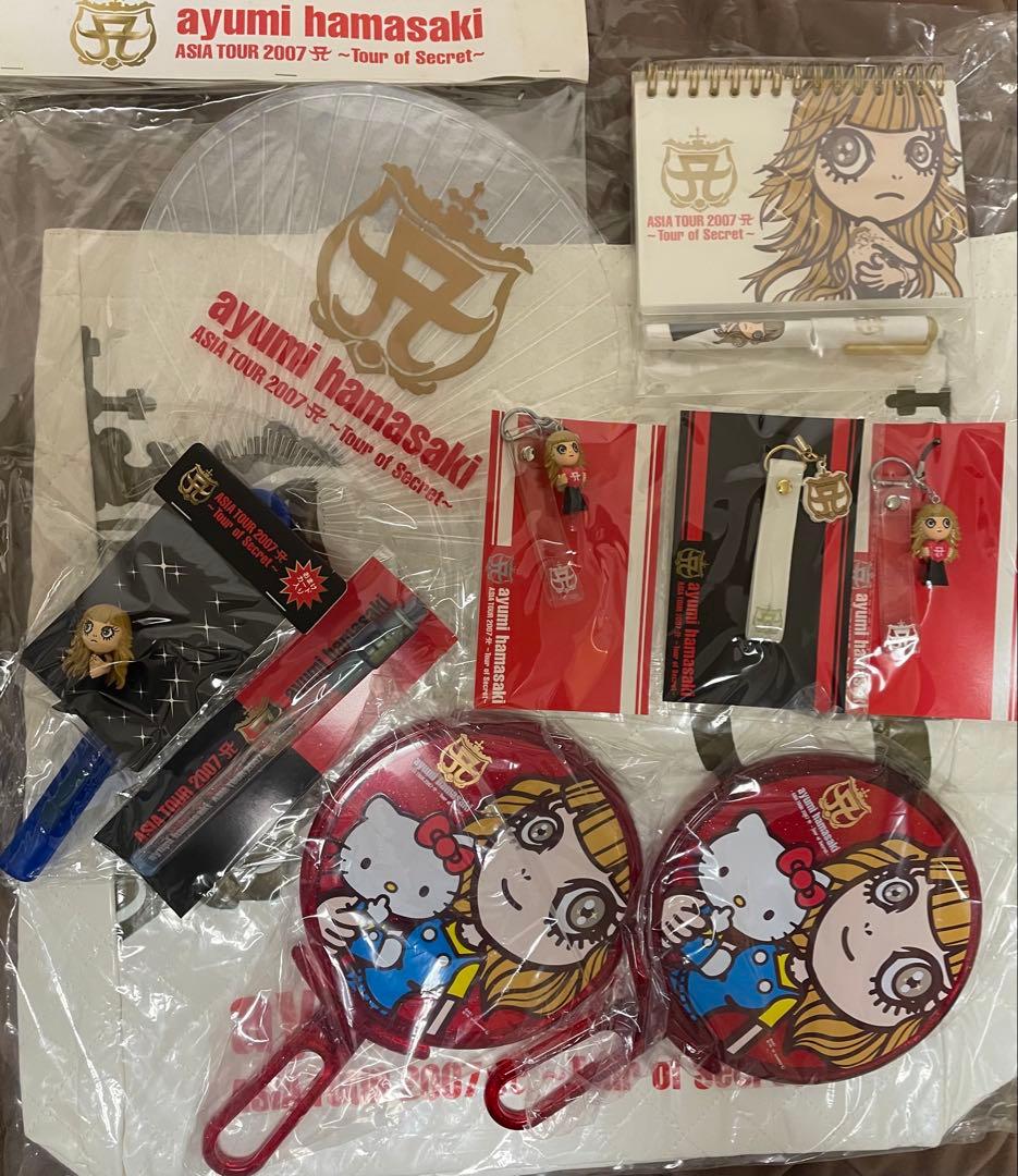 浜崎あゆみ　ASIA TOUR 2007 A バッグ、ストラップ、ミラー、ライト ayumi hamasaki ASIA TOUR 2025 A I am ayu -ep.Ⅱ- Goods 販売決定