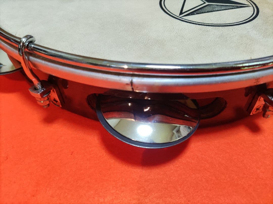 ☆Bauer PERCUSSIONパンデイロ 本皮 10インチ スペーサー入り☆