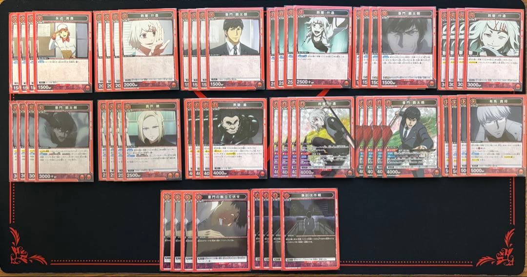 ユニアリ 東京喰種 赤CCG デッキ 調整パーツ - メルカリ