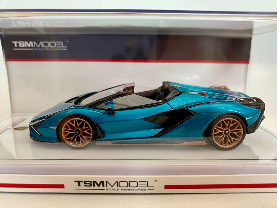TSM 1/43 ランボルギーニ シアン ロードスター Blu Uranus Preorder] TSM 1:43 Lamborghini Sián Roadster Blu Uranus TSM430831