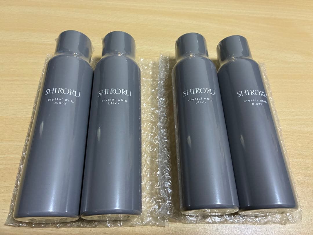 SHIRORUクリスタルホイップブラック4本☆新品未開封品 Amazon | SHIRORU (シロル) クリスタルホイップ ブラック『炭×炭酸で