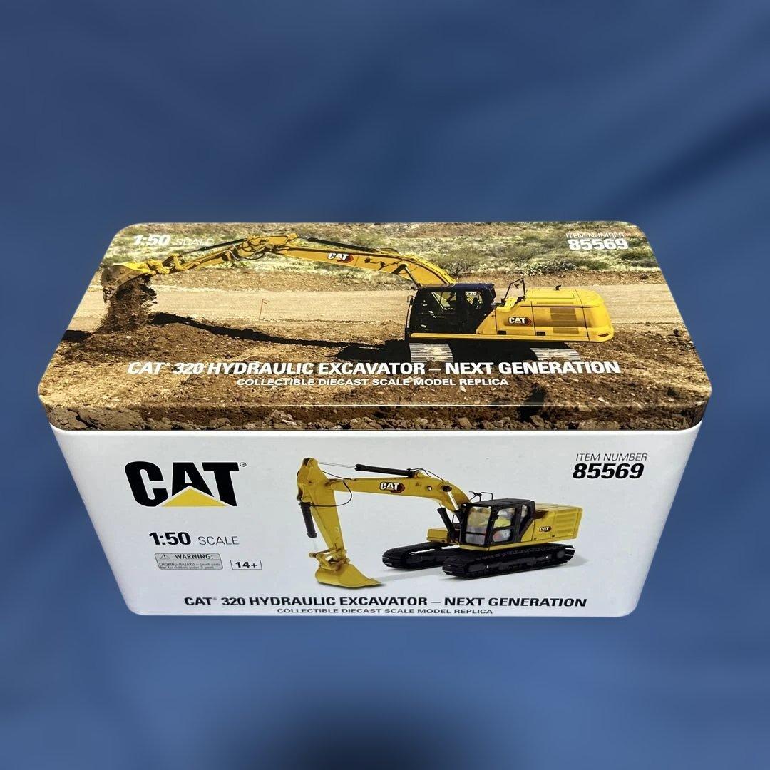 CAT 320 油圧ショベル 1/50スケール ミニチュア模型 希少・美品】CAT 320 油圧ショベル 1/50スケール ミニチュア模型