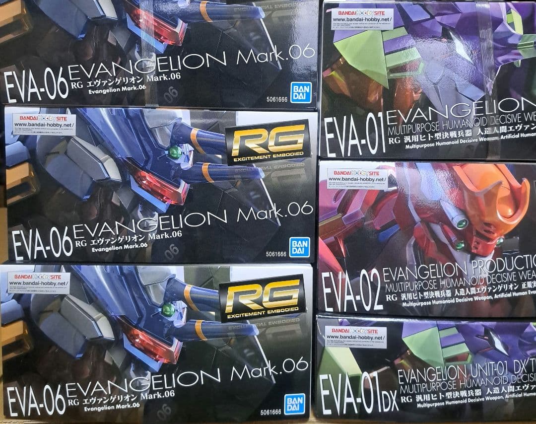 RG エヴァンゲリオン EVA-06 セット　リアルグレード　まとめ売り RG エヴァンゲリオン Mark.06｜バンダイ ホビーサイト