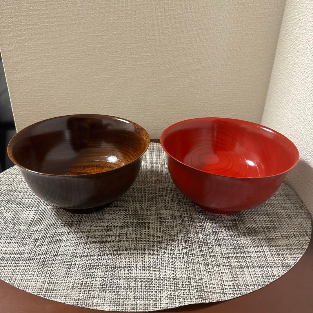 ヤマダイ大蔵　丼鉢2点セット　木の器 ヤマダイ大蔵 丼鉢2点セット 木の器 ヤマダイ大蔵 丼鉢2点セット 木の器