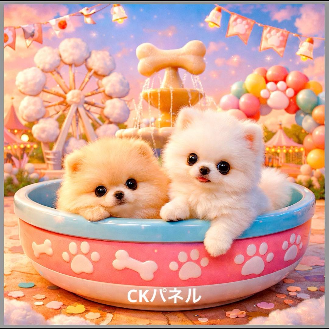 新柄♥️期間限定レアパネル生地 6犬種パネル生地 6柄セット CKパネル