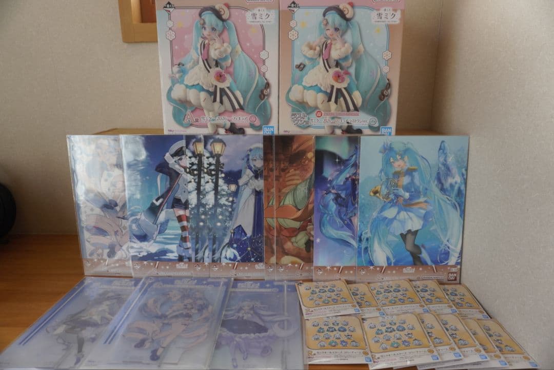 雪ミク　くじ　一番くじ　まとめ　フィギュア　ラストワン　A賞　アクリルスタンド 一番くじ 雪ミク ～SNOW MIKU～」の全ラインナップ公開！ラストワン賞