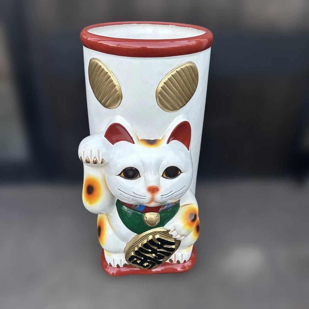 瞬間的お値下げ‼️招き猫デザイン傘立て　商売繁盛　縁起物！ it-maruyone009-19.jpg