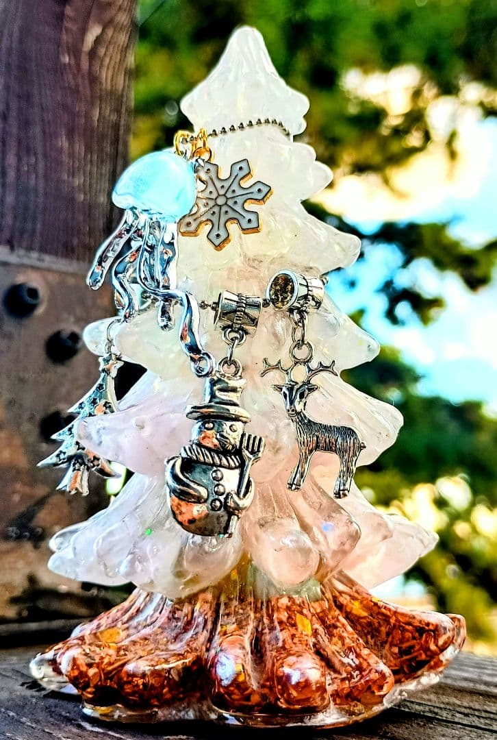WHITE⭐️Xmasツリー⭐️オルゴナイト❤きらっとさま♥専用 楽天市場】クリスマスツリー 卓上 北欧風 白 45cm クリスマスツリー