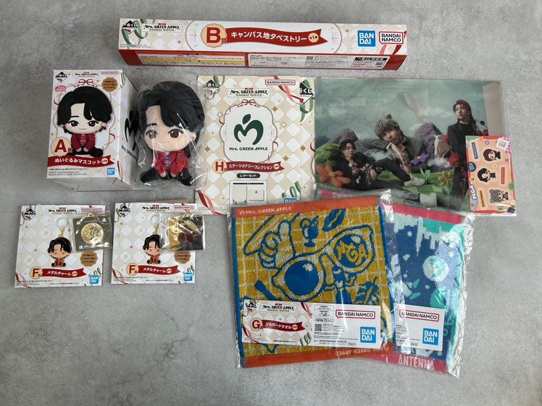 Mrs. GREEN APPLE ミセス　一番くじ　８点 一番くじ Mrs. GREEN APPLE｜一番くじ倶楽部｜BANDAI SPIRITS公式 一番