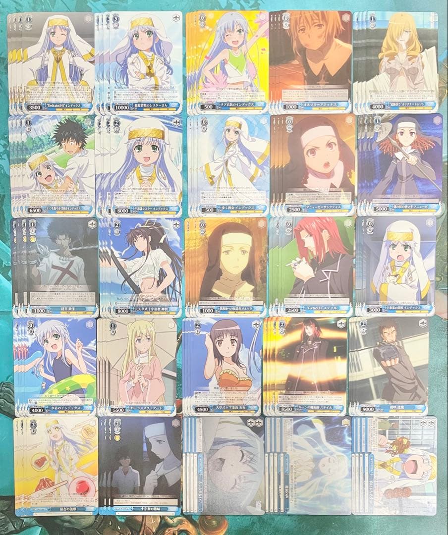ヴァイス 禁書目録＆超電磁砲 ブースターパック3種 RR以下 4コン おまけ