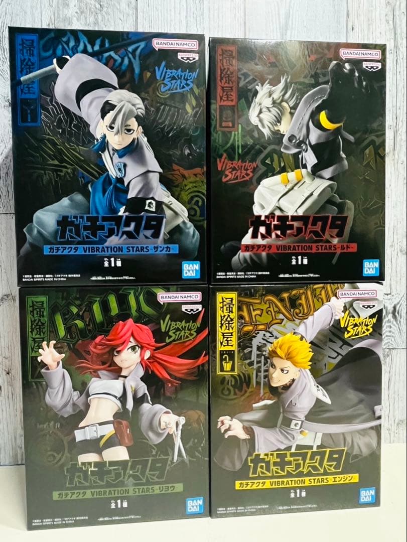 ガチアクタ フィギュアセット TVアニメ『ガチアクタ』より、ルドとザンカがバンプレストのプライズ
