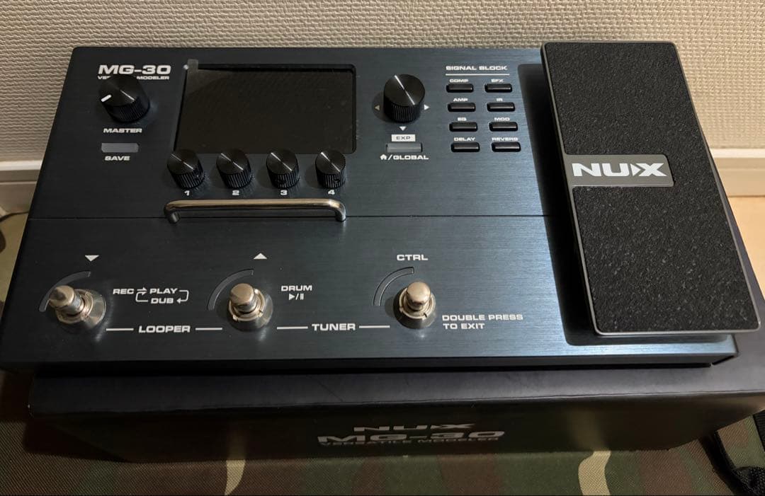 NUX MG-30 マルチエフェクター　美品　ほぼ新品　ギター　エフェクター nux 【中古】 マルチエフェクター ニューエックス NUX MG-30 マルチ