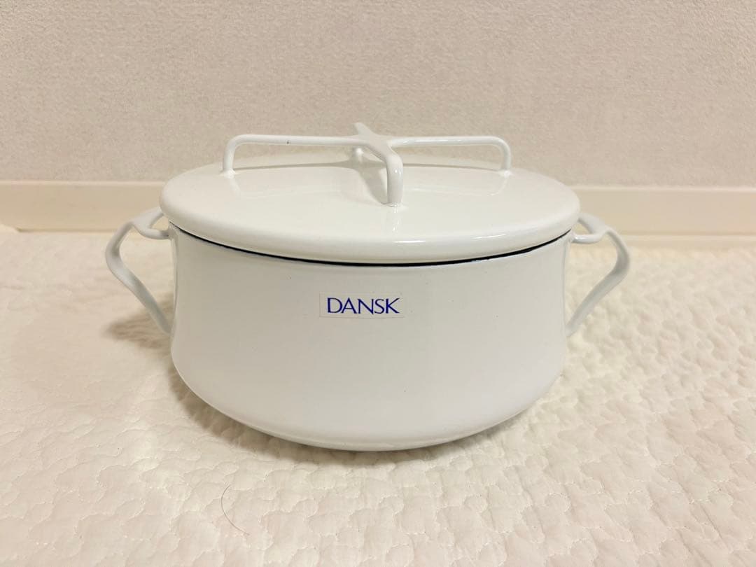 ダンスク ホワイト 新品未使用 両手鍋 18cm DANSK 廃盤】DANSK/ダンスク/コベンスタイル2/両手鍋 18cm（ピンク） - 北欧