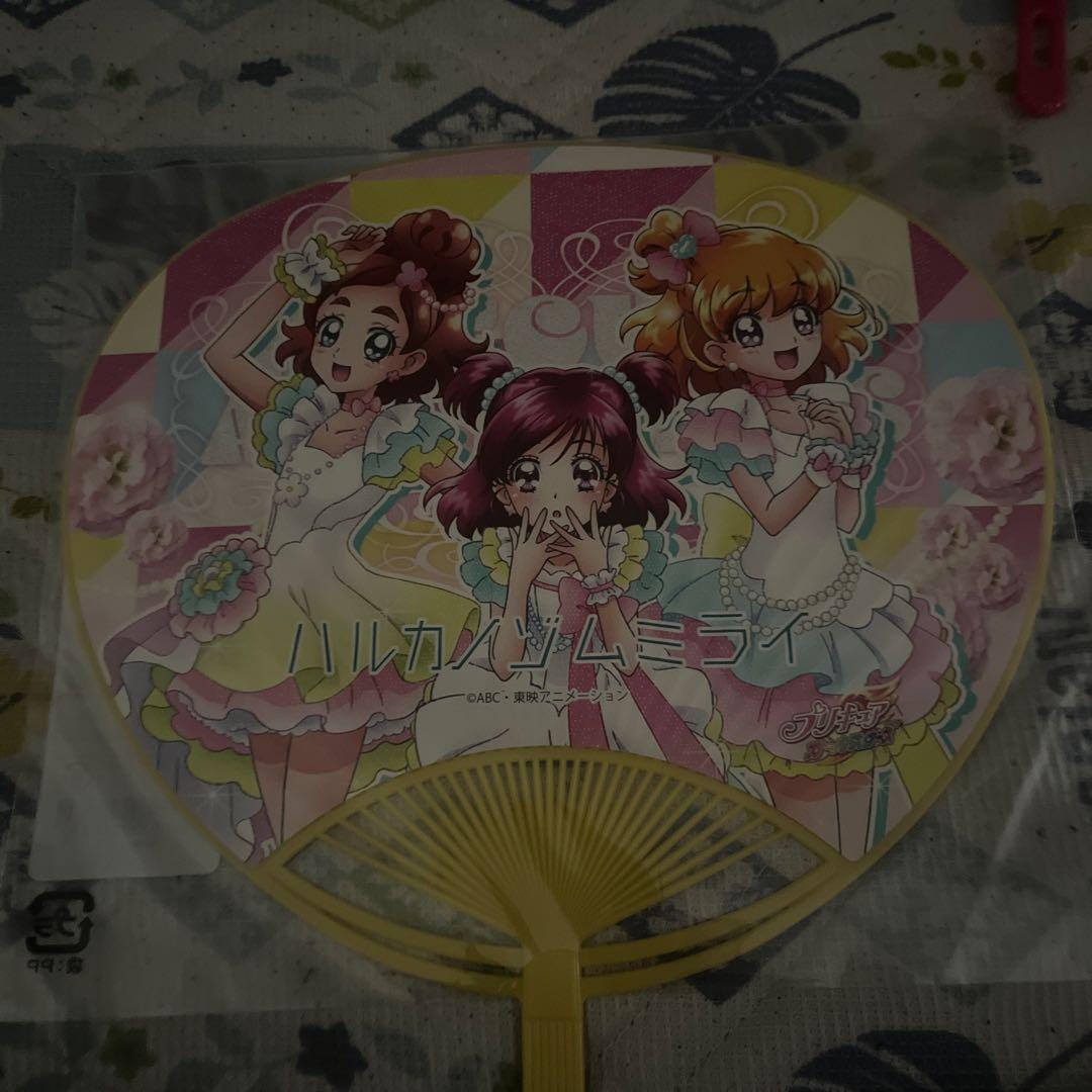 アイドルプリキュア うちわ ハルカノゾムミライ アイドルプリキュア うちわ ハルカノゾムミライ - メルカリ