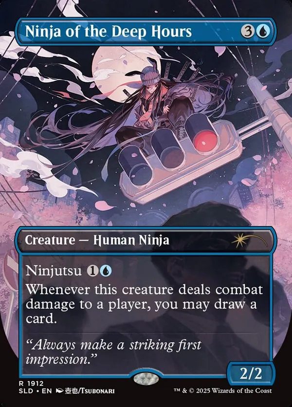 Ninja of the Deep Hours (Rainbow Foil) • Secret Lair Series (SLD