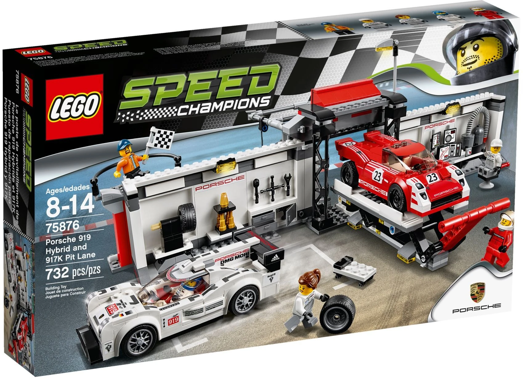75876 Porsche 919 Hybrid and 917K Pit Lane | Brickipedia | Fandom