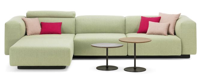 Soft Modular Sofa Three-seater, Chaise Longue / ソフトモジュラー