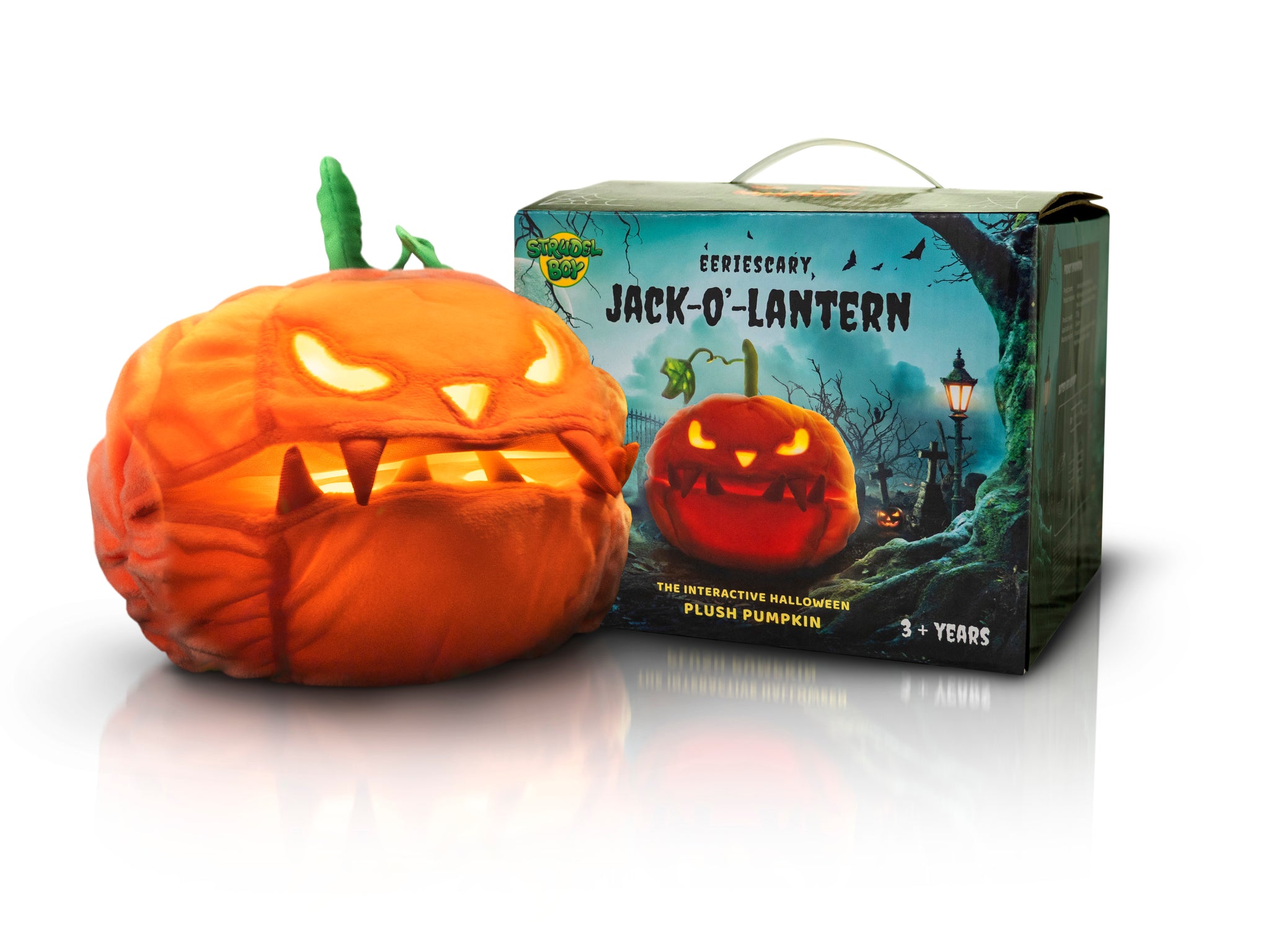 Jabberin' Jack Talking Animated Pumpkin - Eeriescary Jack O