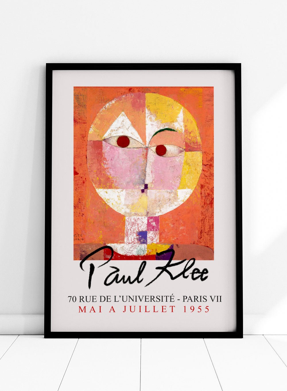 Paul Klee Senecio (Baldgreis) 1922 Vintage Exhibition Poster Art